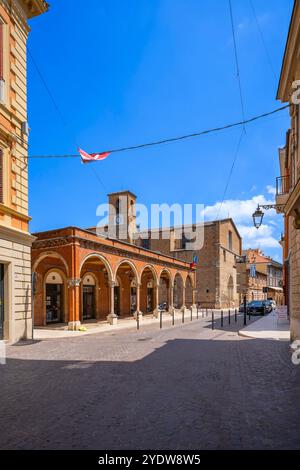 Savini portiques, Teramo, Abruzzes, Italie, Europe Banque D'Images