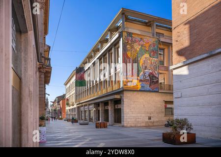 Corso San Giorgio, Teramo, Abruzzes, Italie, Europe Banque D'Images