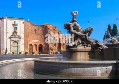 Basilique Santa Maria degli Angeli e Martiri, Rome, Latium, Italie, Europe Banque D'Images