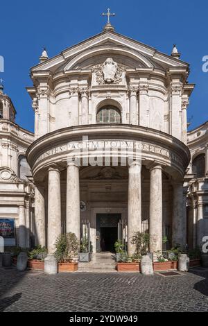 Église Santa Maria della Pace, Rome, Latium, Italie, Europe Banque D'Images