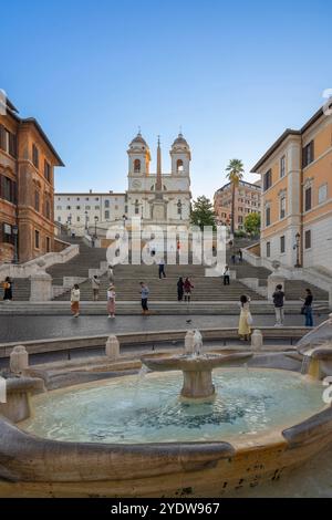 Piazza di Spagna, Rome, Latium, Italie, Europe Banque D'Images