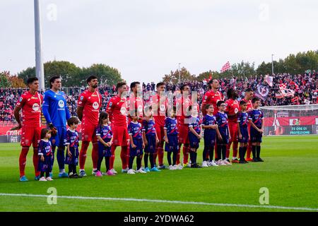 AC Monza s'alignera lors de l'AC Monza vs Venezia FC, match de football italien Serie A à Monza, Italie, octobre 27 2024 Banque D'Images