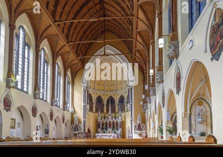 St. Marie de l'église des Anges, Dublin, Irlande. Intérieur Banque D'Images