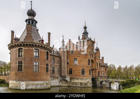 Le château d'Ooidonk est un château situé dans la ville de Deinze, en Flandre orientale, en Belgique, en Europe Banque D'Images