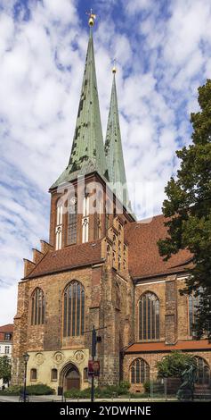 Nikolai-Kirche est la plus ancienne église de Berlin Banque D'Images