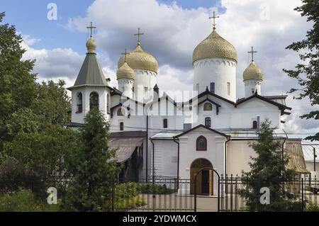 Églises de Philippe l'Apôtre et de Nicolas le Wonderworker, Veliky Novgorod, Russie. Les deux églises ont été construites en 1526 Banque D'Images