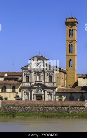 Chiesa di Ognissanti (église de tous les Saints) est une église franciscaine à Florence, en Italie, en Europe Banque D'Images