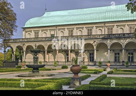 Belvédère ou Palais d'été royal ou de la Reine Anne est un excellent exemple de la Renaissance italienne à Prague, en république tchèque Banque D'Images