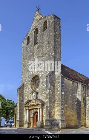 Église notre-Dame de l'Assomption à Domme, Aquitaine, France, Europe Banque D'Images