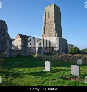 Église St Andrew, Covehithe, East Suffolk Banque D'Images