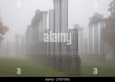 Installation abstraite. Parc Galitsky. Krasnodar. Russie Banque D'Images