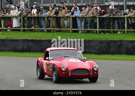 Nigel Greensall, John Spiers, AC Cobra, Stirling Moss Memorial Trophy, avec des GT à cockpit fermé qui ont couru avant 1963, une heure, deux pilotes Banque D'Images