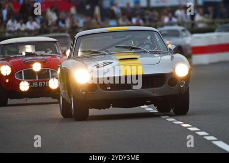 Nick Padmore, Christopher Stahl, Ferrari 250 GT Lusso, Stirling Moss Memorial Trophy, mettant en vedette des voitures GT à cockpit fermé qui ont couru avant 1963 Banque D'Images