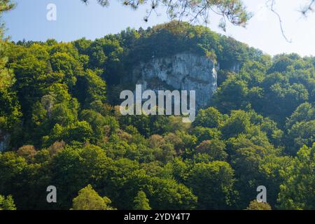 Parc national et ville d'Ojcow. Ojcow est situé à quelques kilomètres de Cracovie - l'ancienne capitale de la Pologne. Banque D'Images