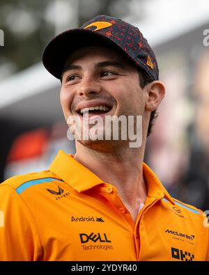 Mexico, Mexique. 26 octobre 2024. Autódromo Hermanos Rodríguez Mexico, Mexique - octobre 26 : Patricio O'Ward mex) McLaren F1 Team McLaren pilote de réserve au Grand Prix du Mexique de formule 1 2024, manche 20 du Championnat du monde de formule 1 2024, qui s'est tenu du 25 au 27 octobre 2024 au Autódromo Hermanos Rodríguez de Mexico, Mexique. (Ian Bundey/SPP) crédit : SPP Sport Press photo. /Alamy Live News Banque D'Images