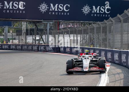 Mexico, Mexique. 26 octobre 2024. Autódromo Hermanos Rodríguez Mexico, Mexique - octobre 26 : #27 Nico Hülkenberg deu) Moneygram Haas F1 Team usa) Haas VF-24 Ferrari, au Grand Prix du Mexique de formule 1 2024, manche 20 du Championnat du monde de formule 1 2024, qui s'est tenu du 25 au 27 octobre 2024 au Autódromo Hermanos Rodríguez à Mexico, au Mexique. (Ian Bundey/SPP) crédit : SPP Sport Press photo. /Alamy Live News Banque D'Images