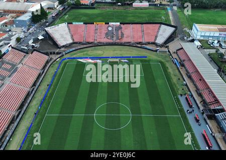 UIT, Brésil. 28 octobre 2024. SP - ITU - 10/28/2024 - B BRÉSILIEN 2024, ITUANO x SANTOS - vue générale du stade Novelli Junior pour le match entre Ituano et Santos pour le championnat B brésilien 2024. Photo : Reinaldo Campos/AGIF crédit : AGIF/Alamy Live News Banque D'Images