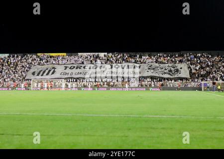 UIT, Brésil. 28 octobre 2024. SP - ITU - 10/28/2024 - B BRÉSILIEN 2024, ITUANO x SANTOS - fans lors du match entre Ituano et Santos au stade Novelli Junior pour le championnat brésilien B 2024. Photo : Reinaldo Campos/AGIF (photo de Reinaldo Campos/AGIF/SIPA USA) crédit : SIPA USA/Alamy Live News Banque D'Images