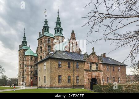 Rosenborg Palace est un château Renaissance situé à Copenhague, au Danemark. Le château a été construit à l'origine comme une maison d'été de campagne en 1606 Banque D'Images