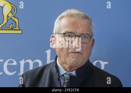 Thomas Strobl (CDU), vice-ministre président et ministre de l'intérieur BW, portrait. Ampleur de l'exercice international de contrôle des catastrophes avec plus Banque D'Images