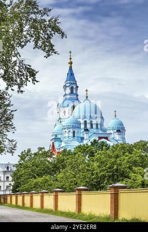 Cathédrale de Transfiguration Sauveur sur l'île de Valaam, Carélie, Russie, Europe Banque D'Images
