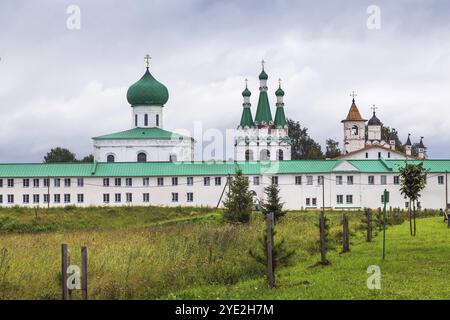 Le monastère Alexandre-Svirsky est un monastère orthodoxe dans la région de Leningrad, en Russie. Vue de la pièce Trinity Banque D'Images