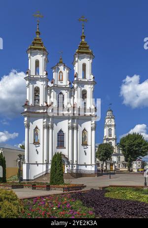 Église Sainte Résurrection sur la place du marché à Vitebsk, Bellarus Banque D'Images