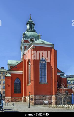 L'église Saint-Jacques est une église située dans le centre de Stockholm, en Suède, en Europe Banque D'Images