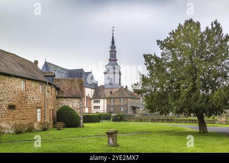 Vue de l'église notre-Dame de Budingen, Allemagne, Europe Banque D'Images