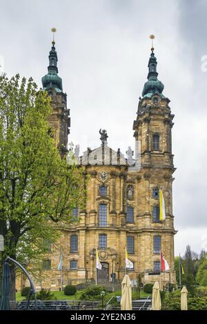 Basilique des quatorze Saints Helpers, Allemagne. La basilique baroque rococo tardive, conçue par Balthasar Neumann, a été construite entre 1743 et 1772 Banque D'Images