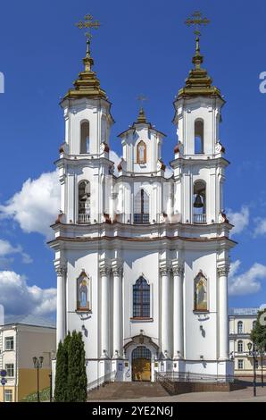 Église Sainte Résurrection sur la place du marché à Vitebsk, Bellarus Banque D'Images