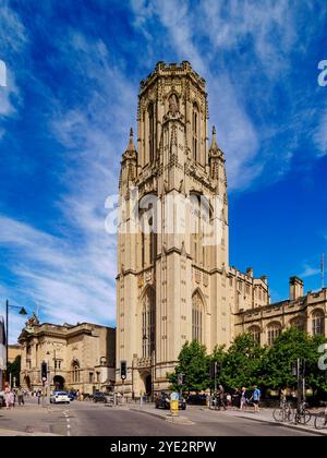 Wills Memorial Building, Université de Bristol, Bristol, Angleterre, Royaume-Uni Banque D'Images