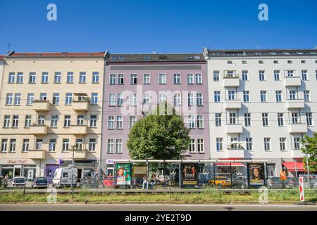 Bâtiments anciens, Danziger Straße, Prenzlauer Berg, Pankow, Berlin, Allemagne Banque D'Images