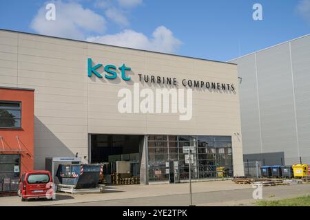 Centrale électrique et pièces spéciales KST, Hertzstraße, Pankow, Berlin, Allemagne Banque D'Images