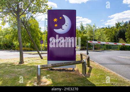 Leeds UK, 14 mai 2020 : le premier Inn Hotel Sign est situé dans la ville de Castleford à Wakefield au Royaume-Uni Banque D'Images