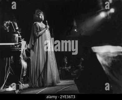 SARAH VAUGHAN chanteuse de jazz États-Unis Banque D'Images