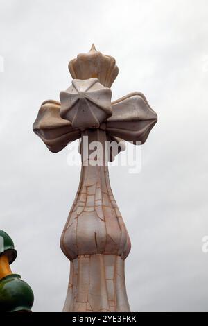 Casa Batillo, Antonio Gaudi, Barcelone, Espagne Banque D'Images