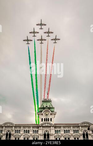 Trieste, italie. Octobre 26th 2024 à Trieste c'est le 70ème anniversaire du retour en territoire italien. Banque D'Images