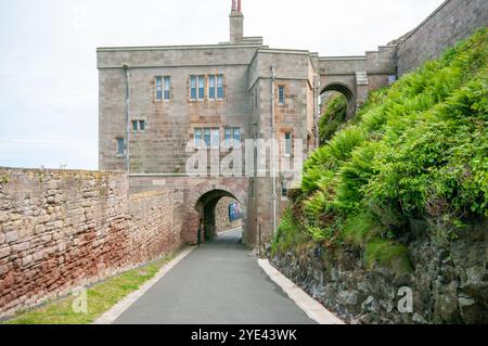 Constable Tower Bamburgh Castle Northumberland Angleterre Royaume-Uni Banque D'Images