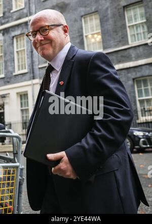 Londres, Royaume-Uni. 29 octobre 2024. Richard Hermer, procureur général. Les ministres assistent à la réunion du cabinet du gouvernement à Downing Street, Londres, Royaume-Uni crédit : Imageplotter/Alamy Live News Banque D'Images