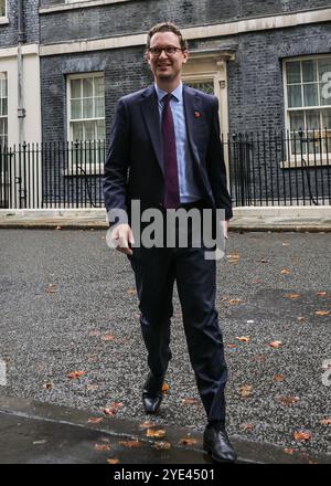 Londres, Royaume-Uni. 29 octobre 2024. Darren Jones, secrétaire en chef du Trésor, député Bristol North West. Londres, Royaume-Uni. 29 octobre 2024. Les ministres assistent à la réunion du cabinet du gouvernement à Downing Street, Londres, Royaume-Uni crédit : Imageplotter/Alamy Live News Banque D'Images