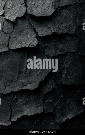 Mur de béton fissuré recouvert de texture de ciment noir comme fond pour la conception.mur antique avec peinture fissurée rugueuse, vieux fond de texture de fresque Banque D'Images