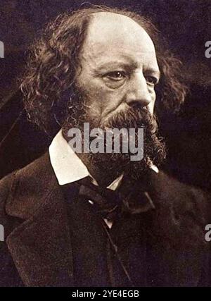 ALFRED, LORD TENNYSON (1809-1892) poète anglais par Banque D'Images