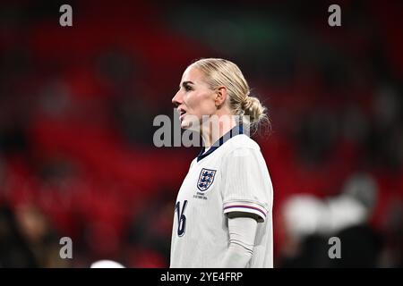 LONDRES, ANGLETERRE - OCTOBRE 25 : Alex Greenwood lors de l'amical international féminin entre l'Angleterre et l'Allemagne au stade de Wembley le 25 octobre 202 Banque D'Images