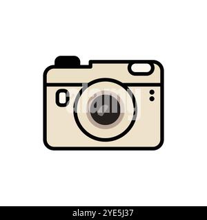 Vintage Palloroid Camera Clip Art pour les amateurs de photographie Illustration de Vecteur