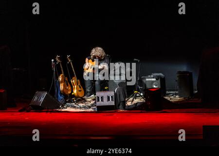 Pat Metheny en concert au Teatro Carlo Felice de Gênes Banque D'Images