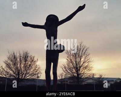 Mémorial du Christ ressuscité à Medjugorje en Bosnie-Herzégovine Banque D'Images