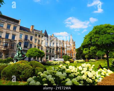 Temps forts de Bruxelles, cœur de l'Europe, Belgique Banque D'Images