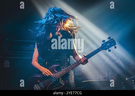 Copenhague, Danemark. 28 octobre 2024. Le groupe de rock instrumental japonais Mono donne un concert au VEGA de Copenhague. Banque D'Images