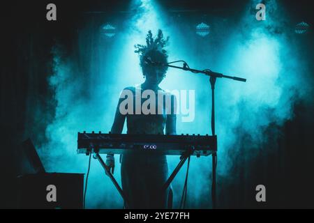 Copenhague, Danemark. 28 octobre 2024. Le groupe britannique Good Neighbours donne un concert à Vega à Copenhague. Banque D'Images